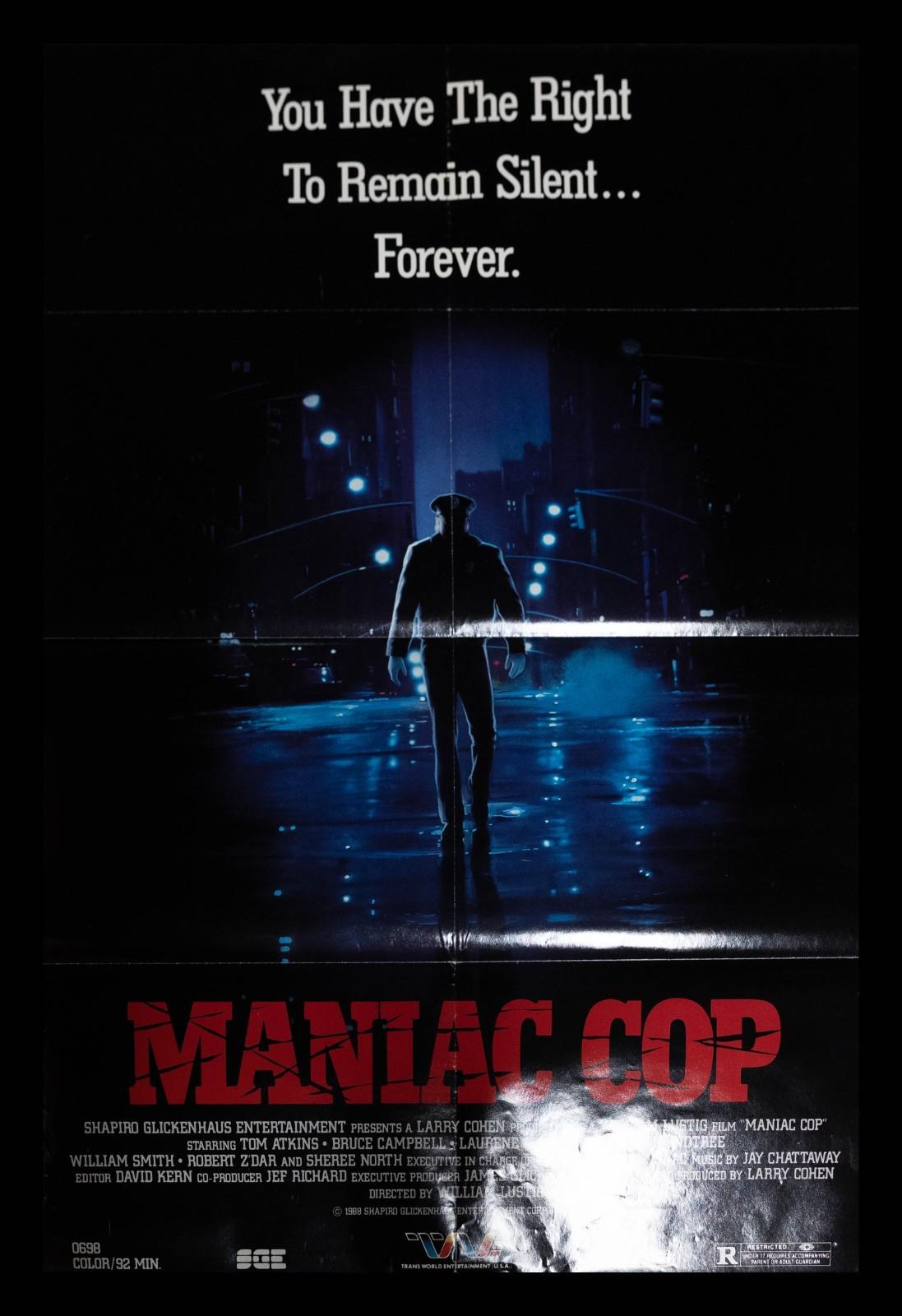 Maniac Cop (1988) Original Movie Poster