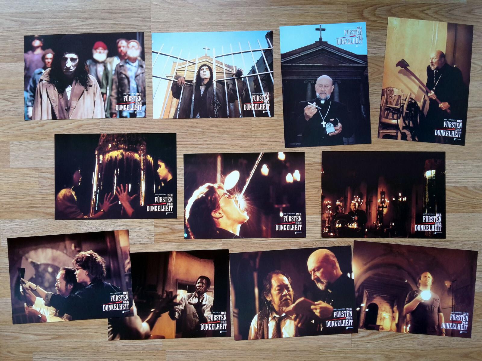  JOHN CARPENTER - PRINCE OF DARKNESS - rare German lobby cards 1987 ALICE COOPER