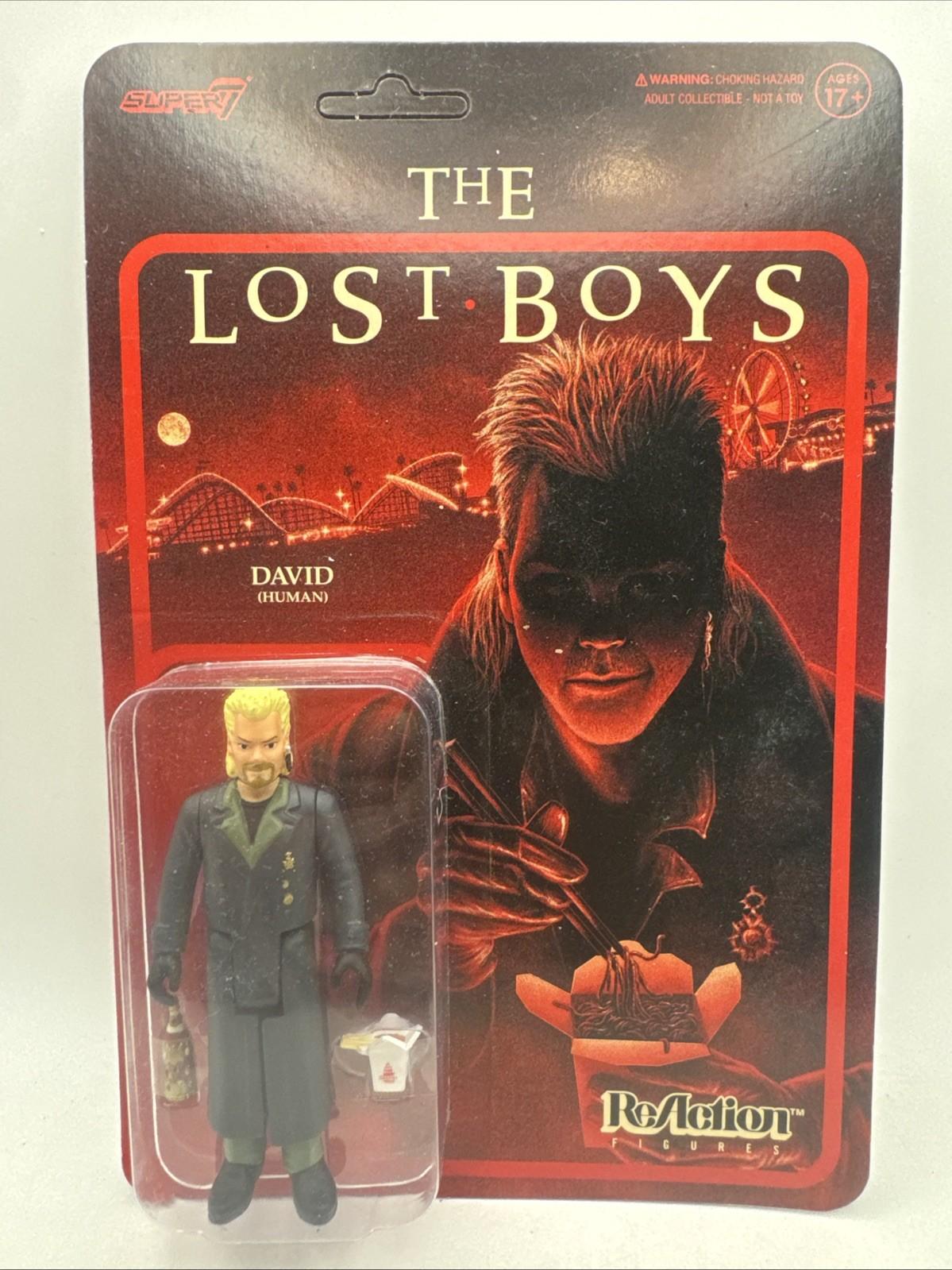 The Lost Boys Human David ReAction Action Figure Unpunched Card Rare New 80s Mov