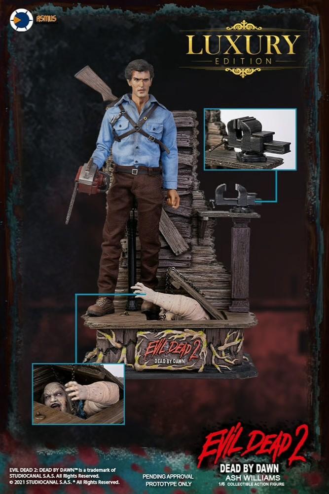 RARE Asmus Toys 1/6 Evil Dead 2 Ash Williams DELUXE LUXURY EDITION Horror