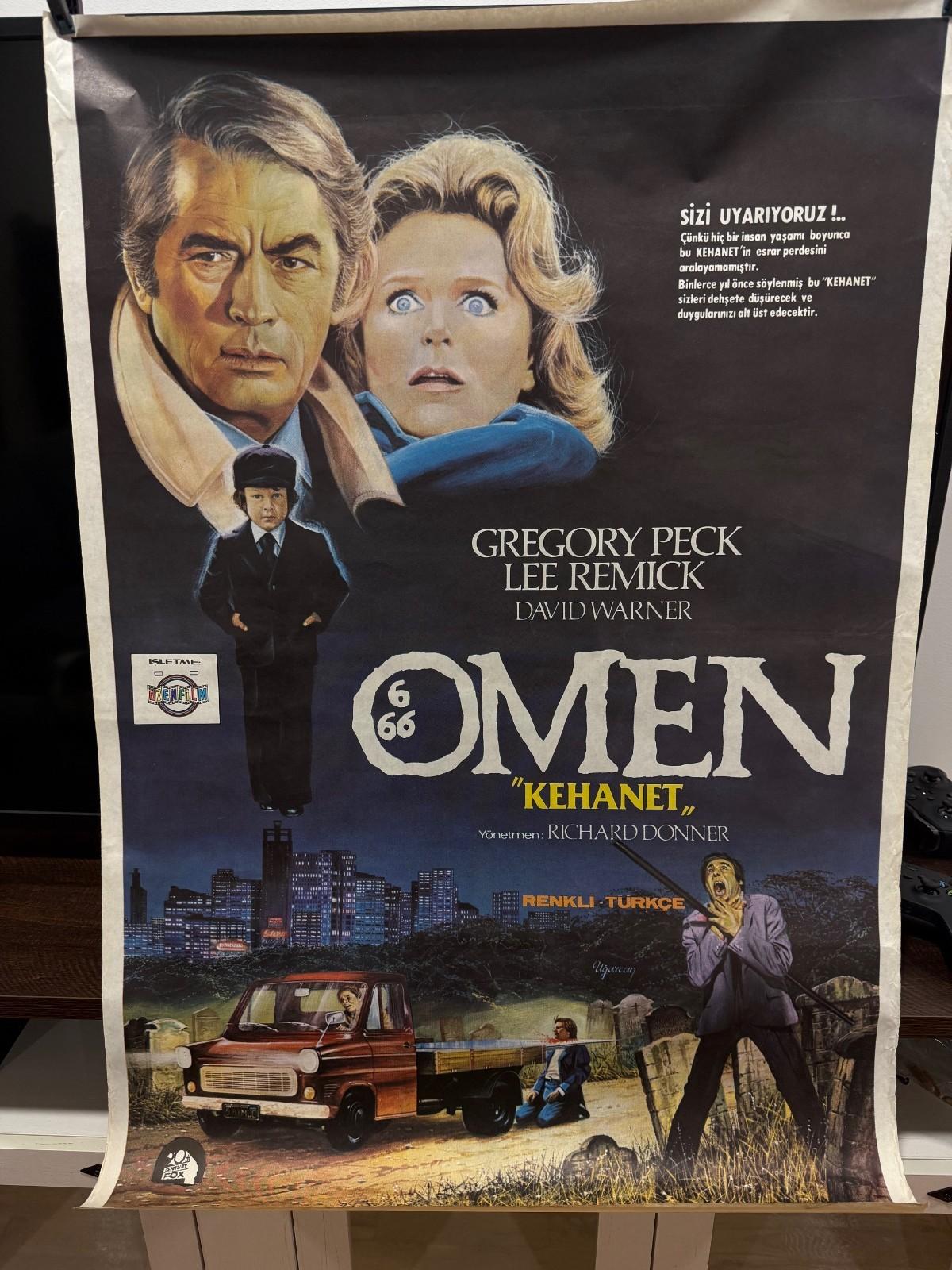 THE OMEN 1976 Original Movie Poster – 27x41 One Sheet - Türkiye