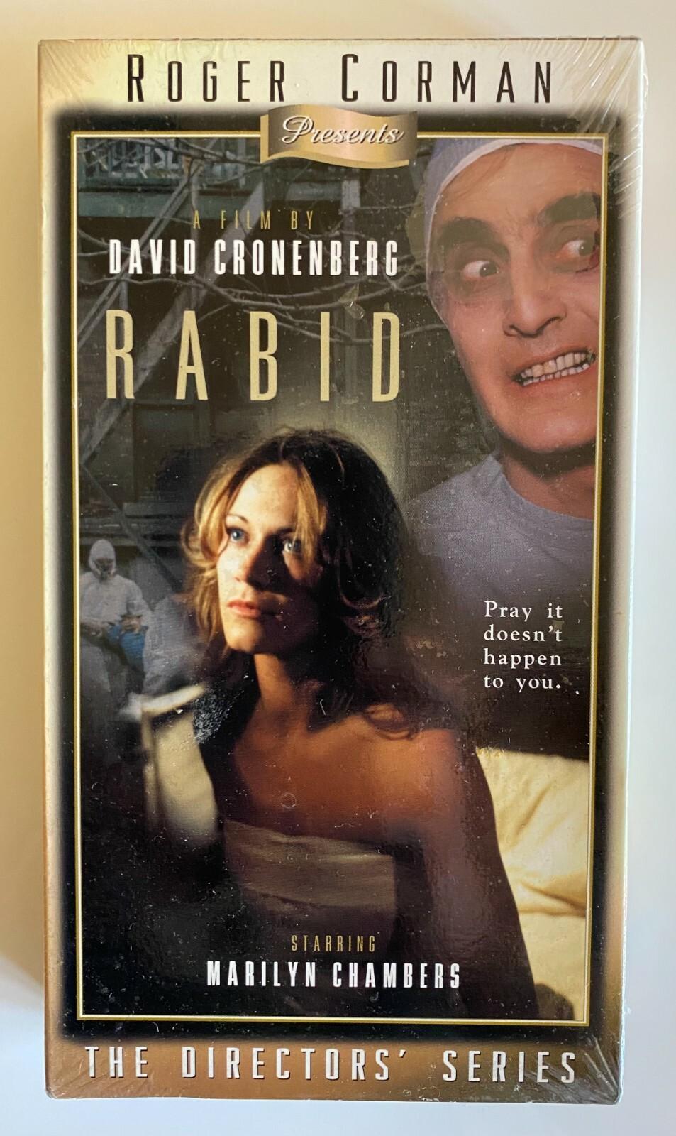 VHS 📼 Rabid 1976/2000 New Concorde Video SEALED