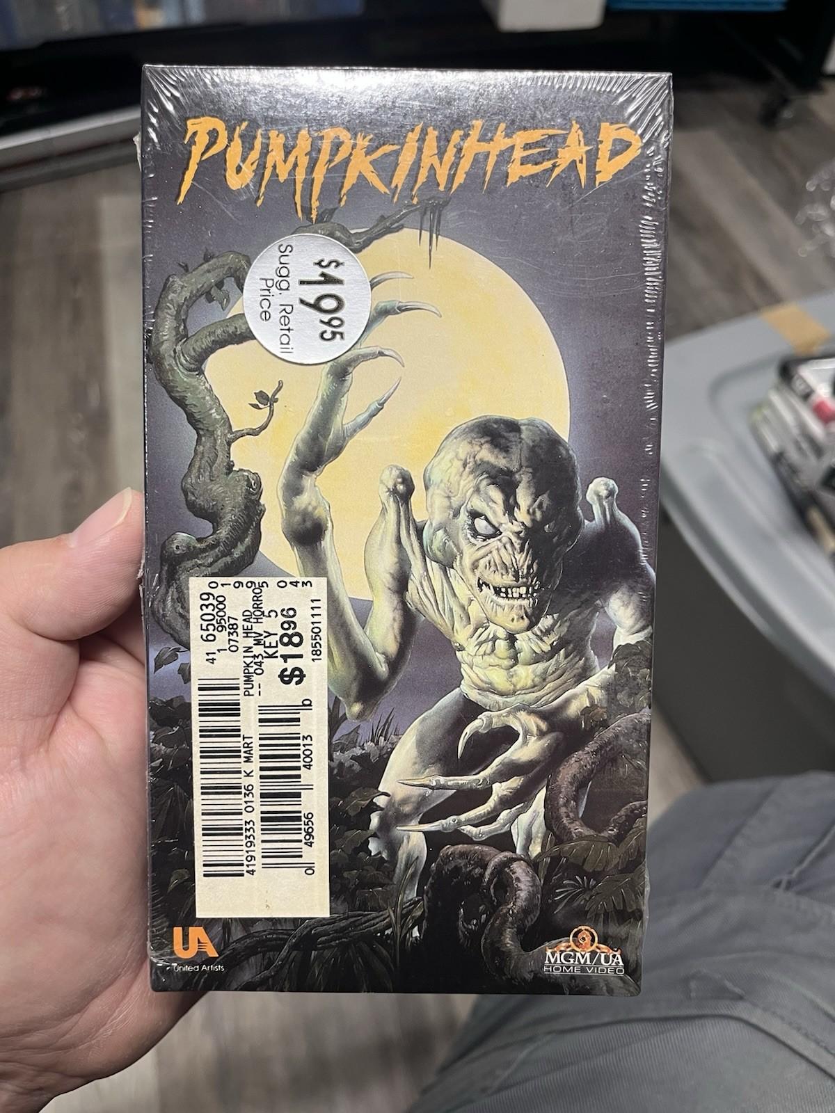Pumpkinhead VHS NEW Factory Sealed Horror With MGM Hologram Seal 1988 1989 Rare