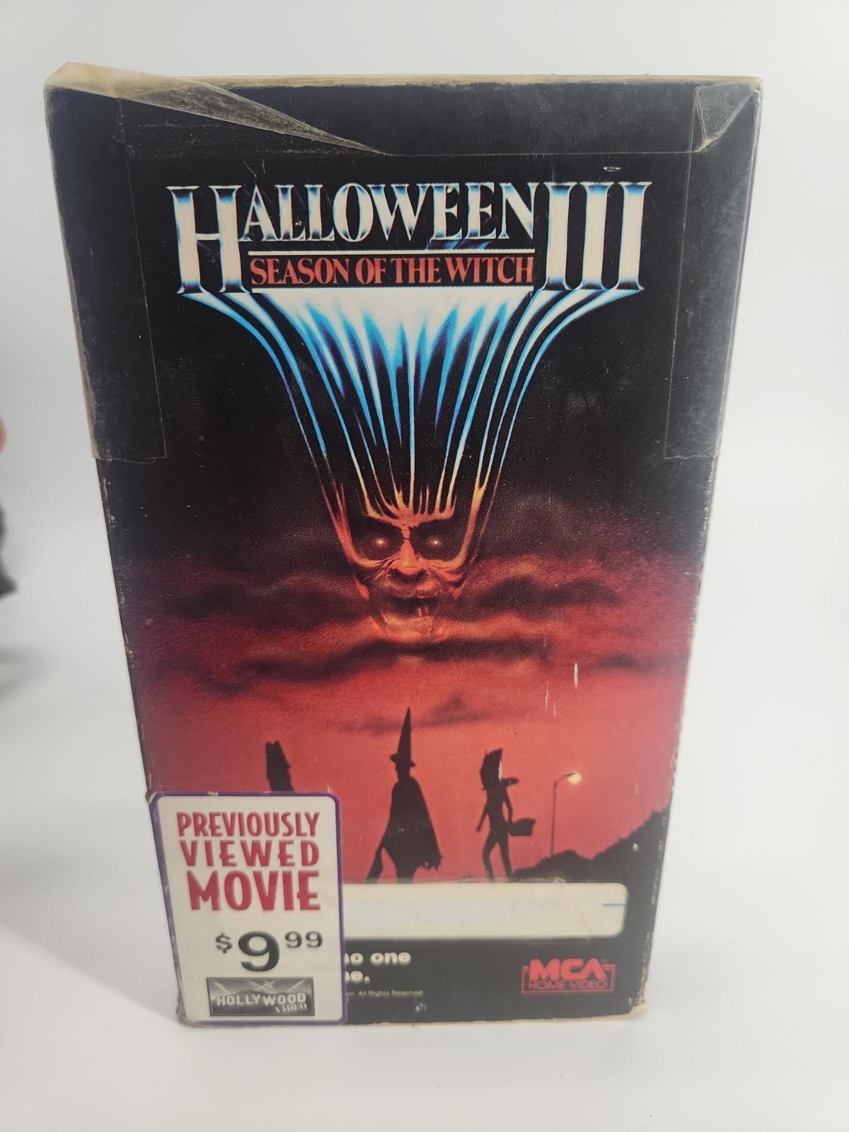 Halloween III 3 Season of the Witch--- Vintage  Former Rental Rare 