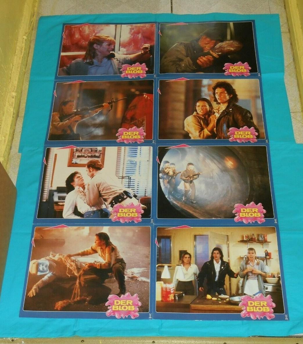 original German THE BLOB lobby card set/poster 