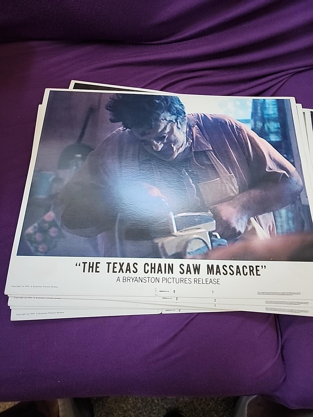 Texas Chainsaw Massacre Original Lobby Card  Set  1974 L**k 