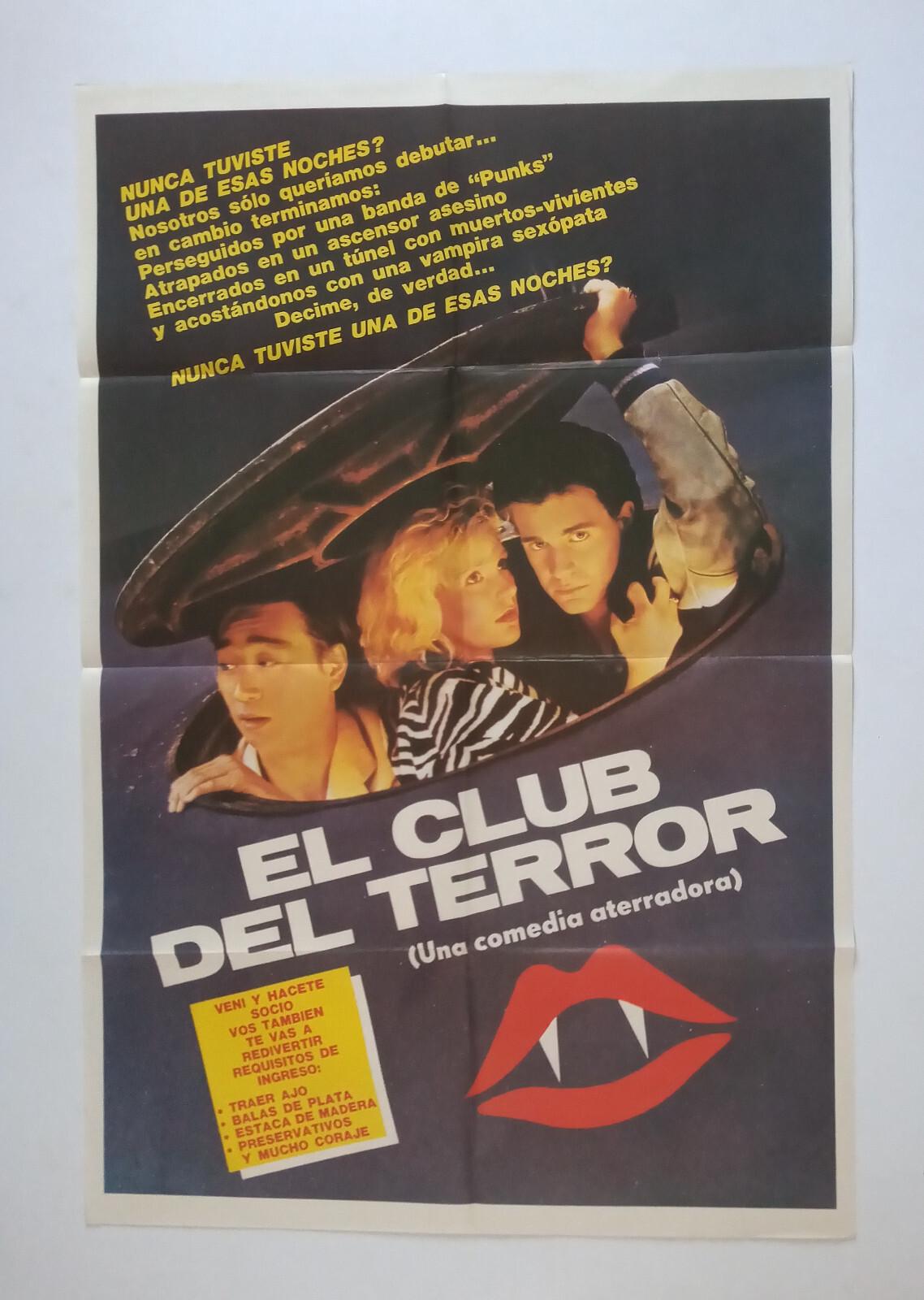 VAMP original movie poster GRACE JONES Cult Horror Vampire 1986 different ART