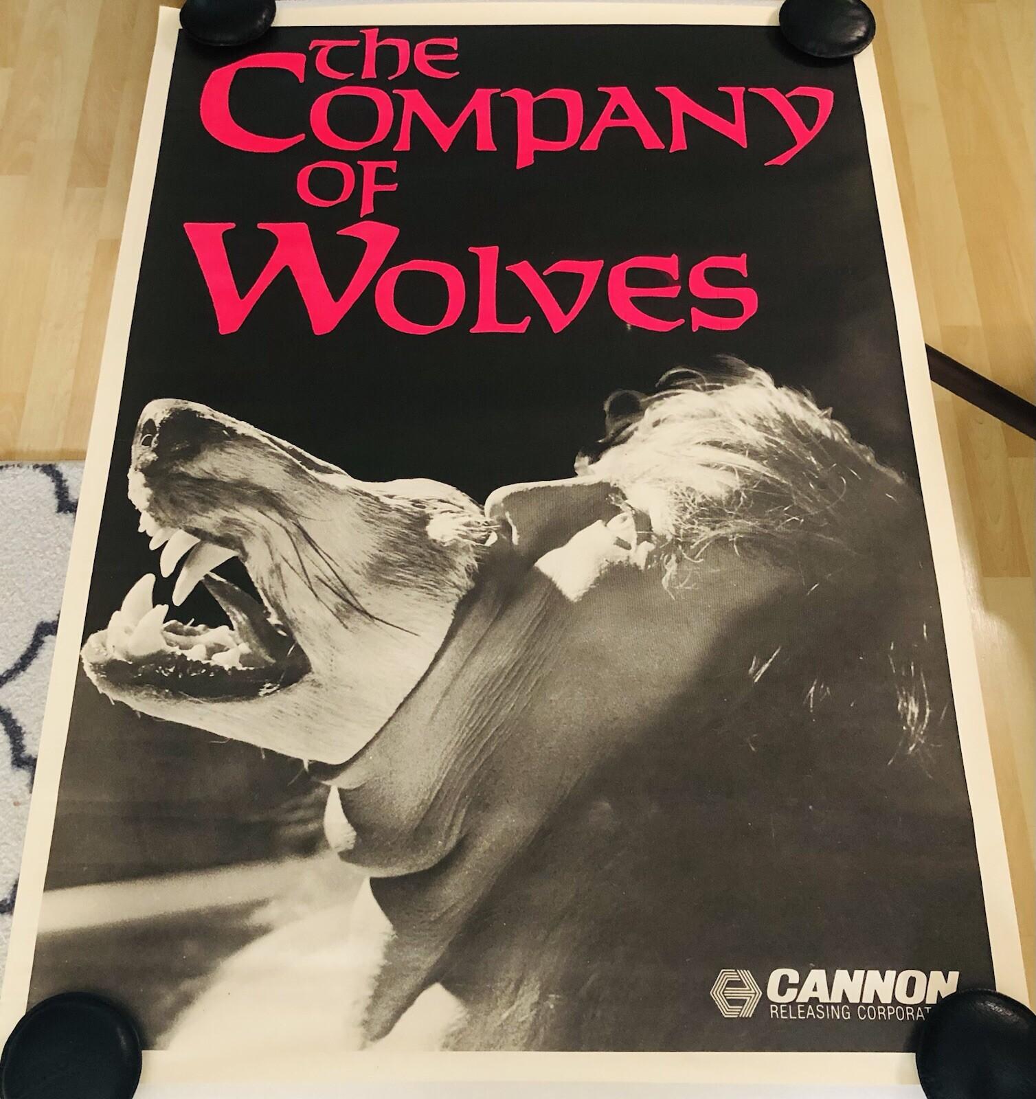 THE COMPANY OF WOLVES Original 27x41 Movie Poster VERY RARE Vintage Horror