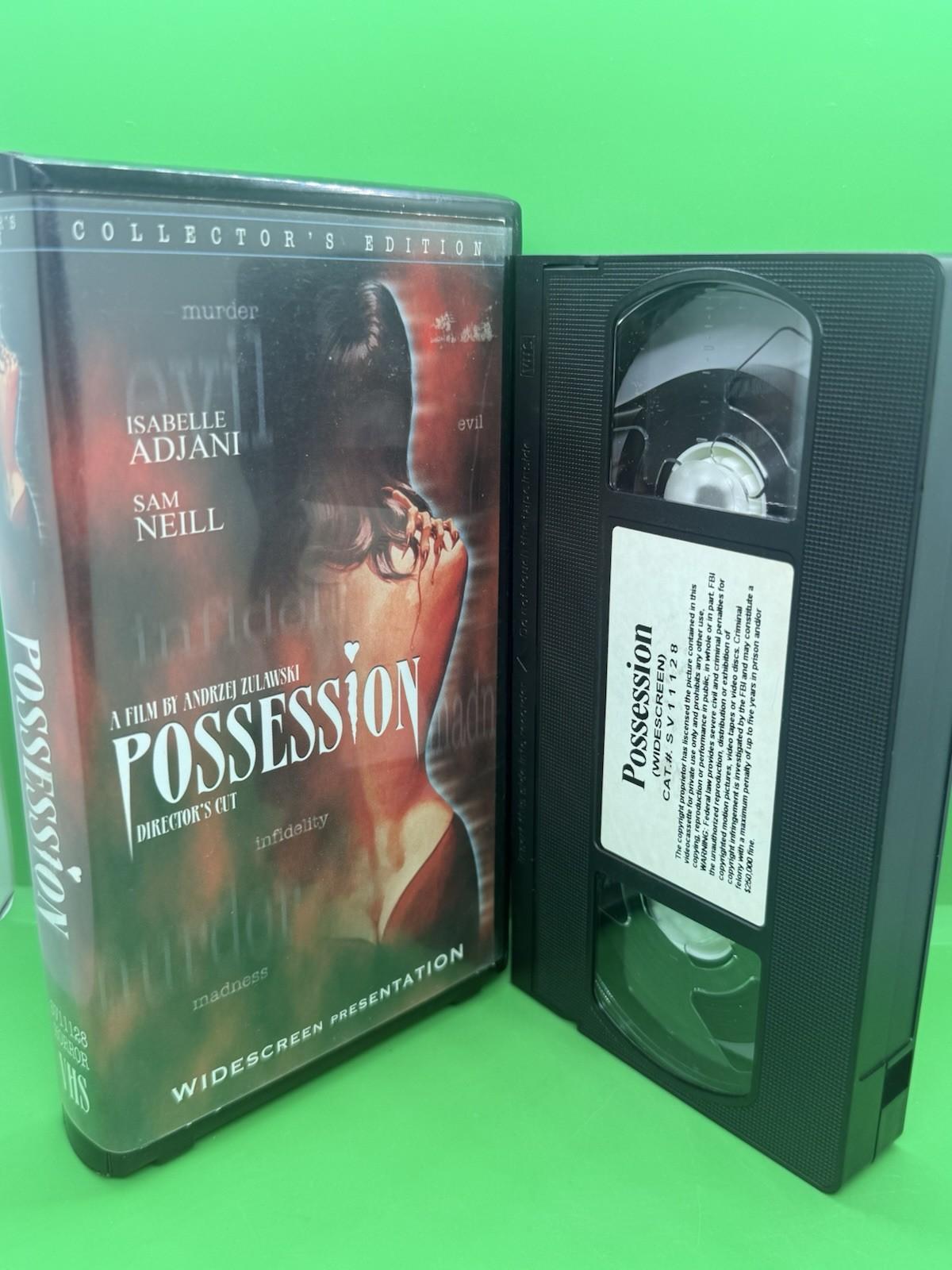 Possession (VHS, 1981) Collectors Edition AnchorBay Widescreen Sam Neill Horror