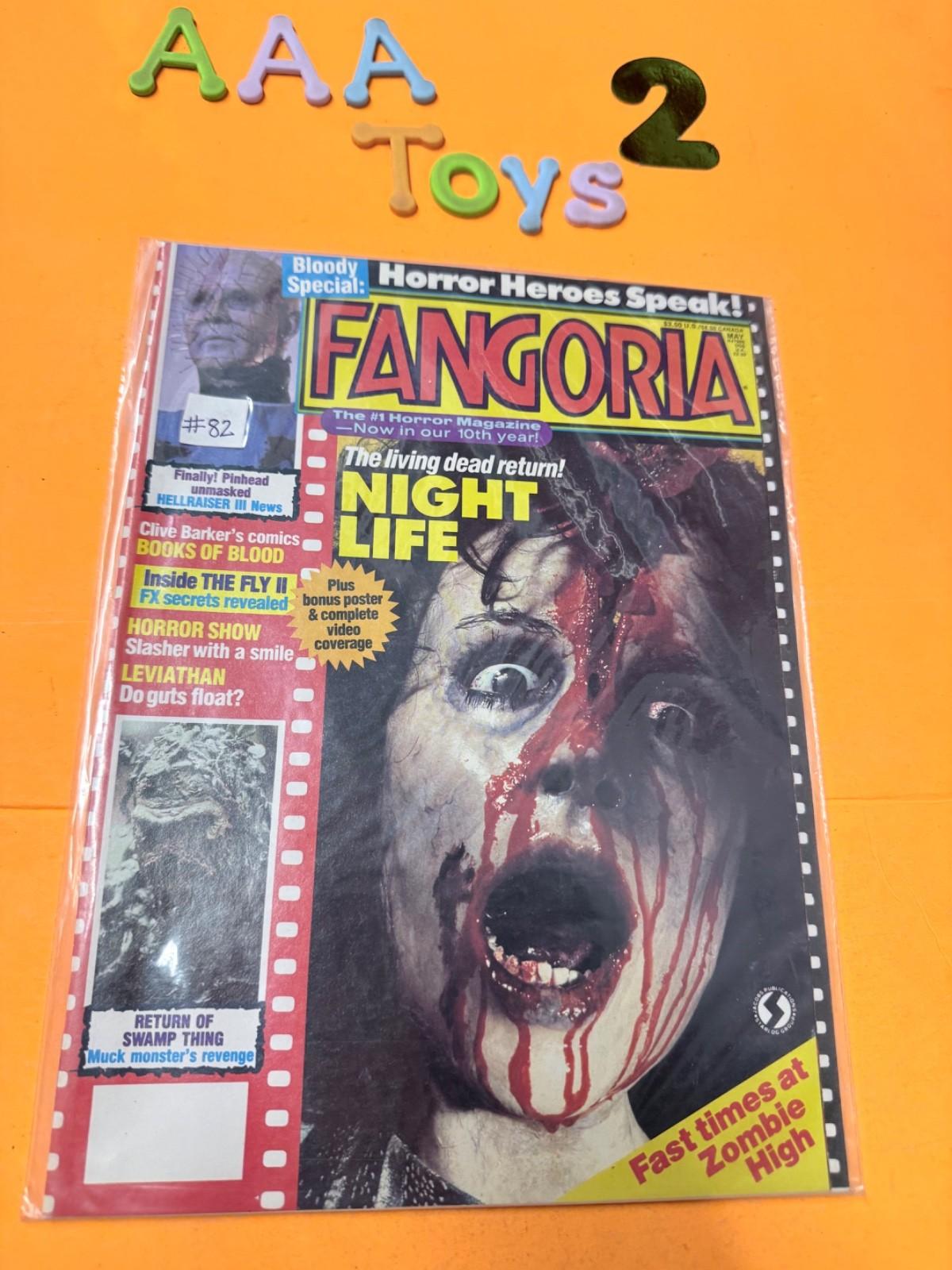 Fangoria #82 Night Life / Hellraiser III / Fly II / Horror