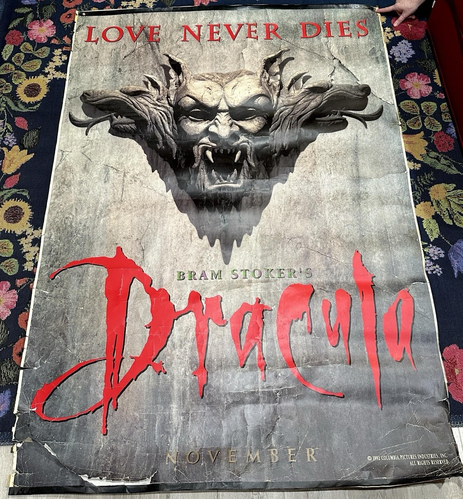 Bram Stoker's Dracula Original BUS STOP Movie Poster 1992 Love Never Dies 68x48 