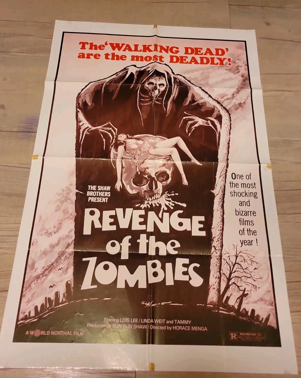 Revenge Of The Zombies 1976 Original Movie Poster 27x41