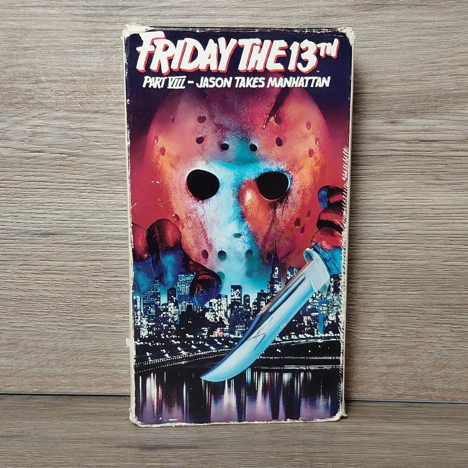 Paramount Friday the 13th Part VIII: Jason Takes Manhattan VHS 1989 Full Screen