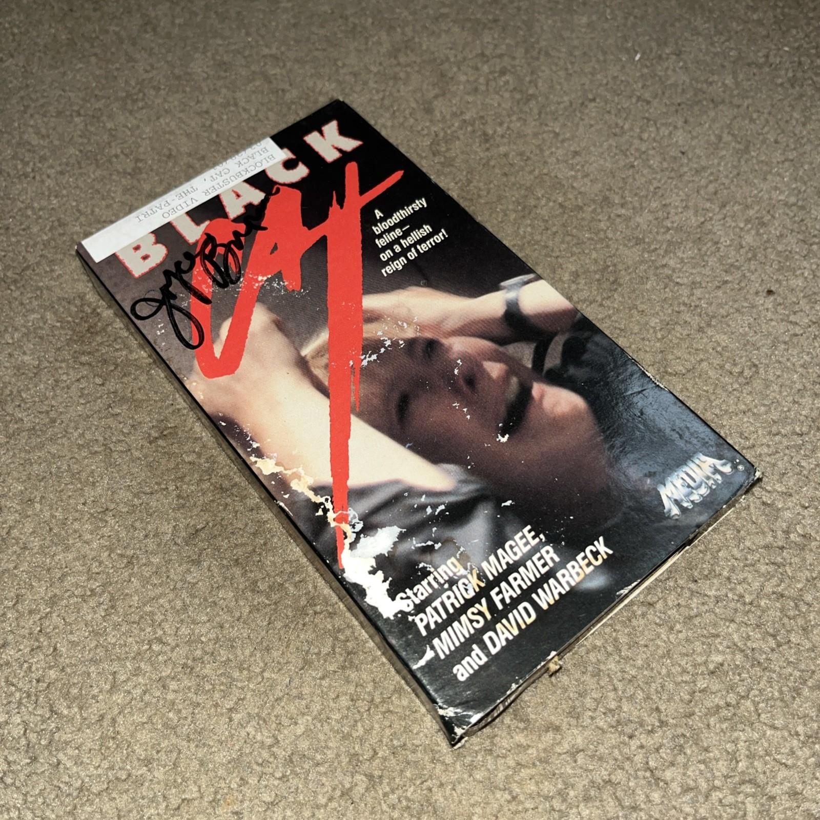 (VHS) The Black Cat - 1988 MEDIA Lucio Fulci  Horror Movie RARE OOP Vintage
