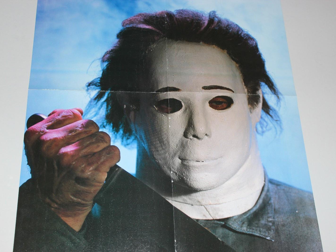 HALLOWEEN 4 1988 ORIGINAL POSTER MICHAEL MYERS *RARE* 80s MOVIE VIDEO DISPLAY!!!