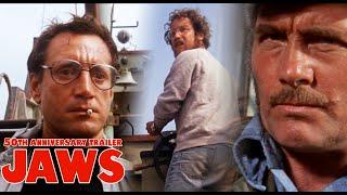 Jaws (1975) 50th Anniversary Trailer #1 - Roy Scheider - Richard Dreyfuss - Robert Shaw