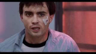 Jeffrey Combs &amp; Barbara Crampton in "From Beyond" (mental hospital / "gingerbread" scene)