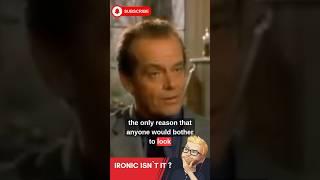 INSPIRATIONAL: Jack Nicholson in the Movie "Wolf"- "Because You're Beautiful- Isn`t it Ironic" scene