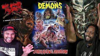 Demons (1985) SPOILER Review &amp; Thoughts || WWYD Horror Podcast