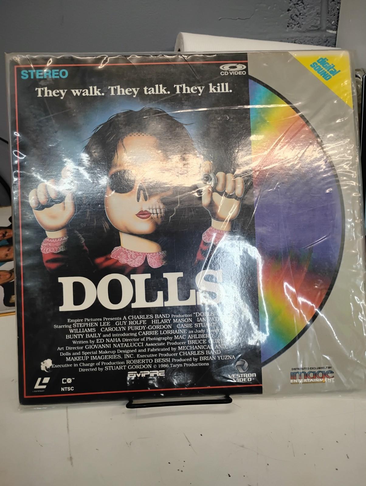 Dolls Laserdisc Horror 1986 VG+