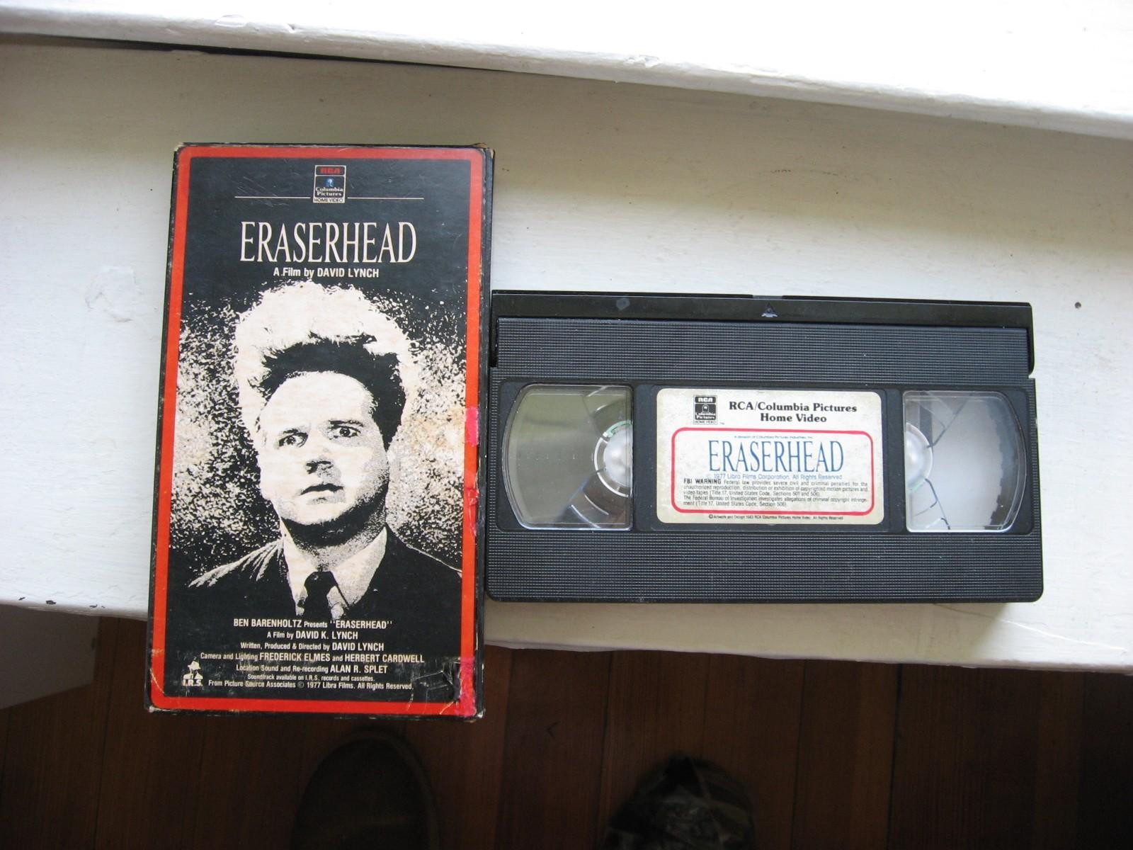 Eraserhead/vhs/john nance/rca columbia