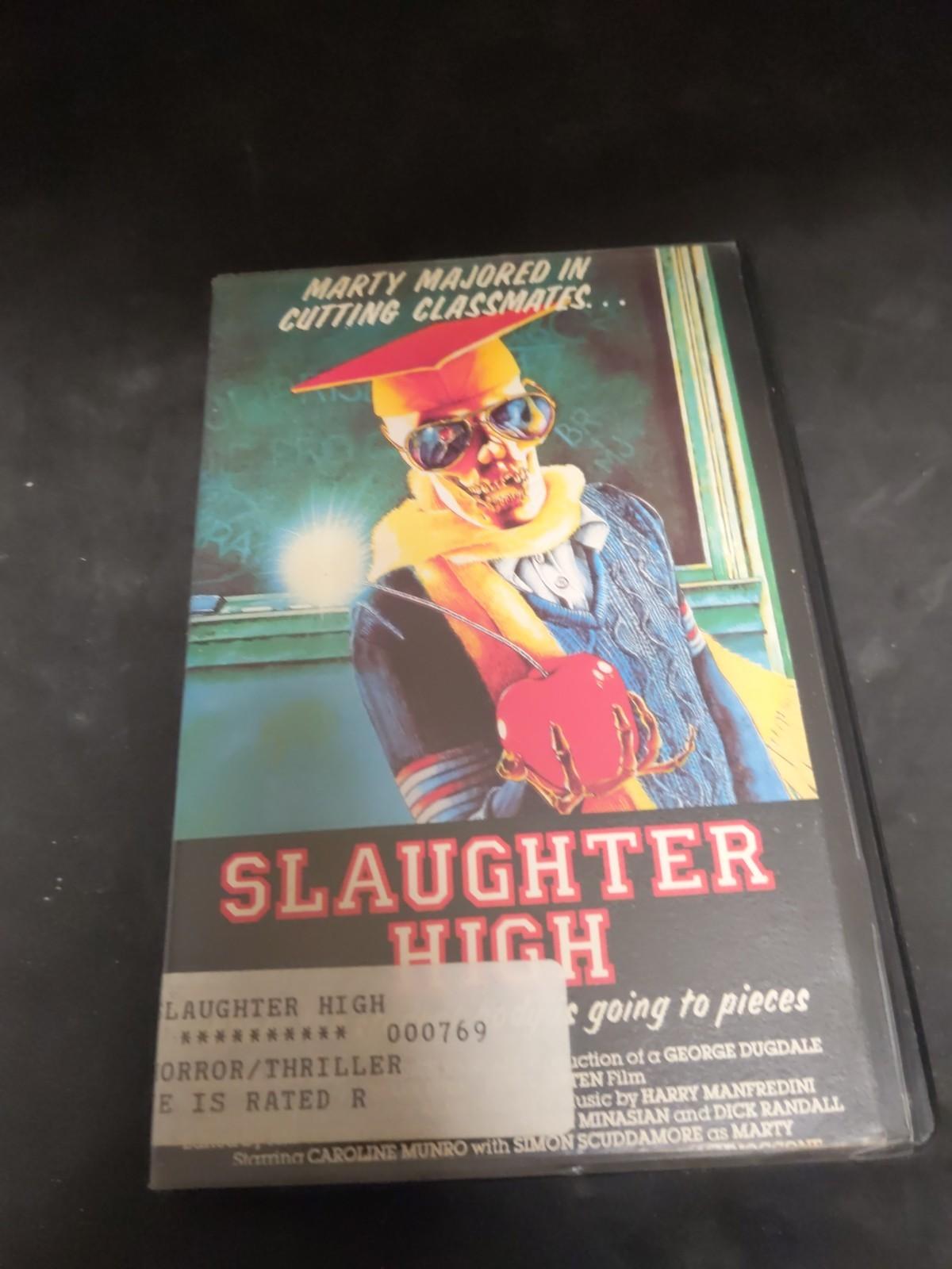 Slaughter High Beta Not VHS Rare