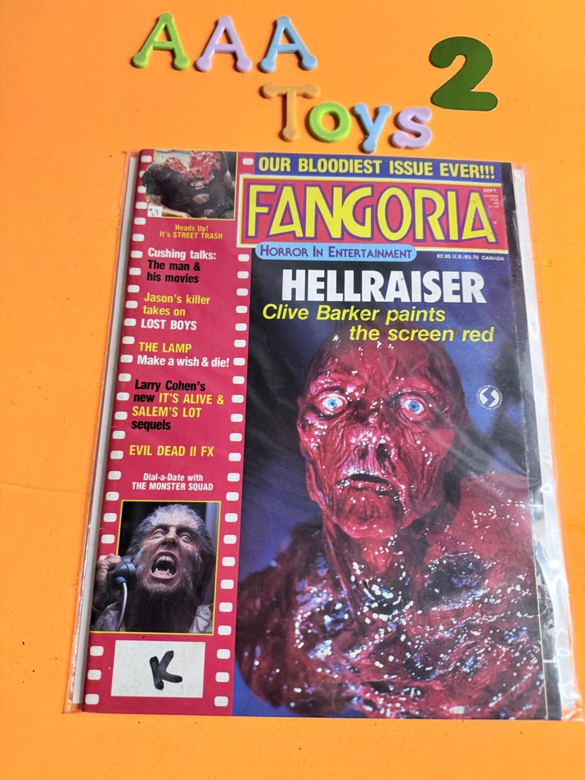 FANGORIA #67 HELLRAISER Cover