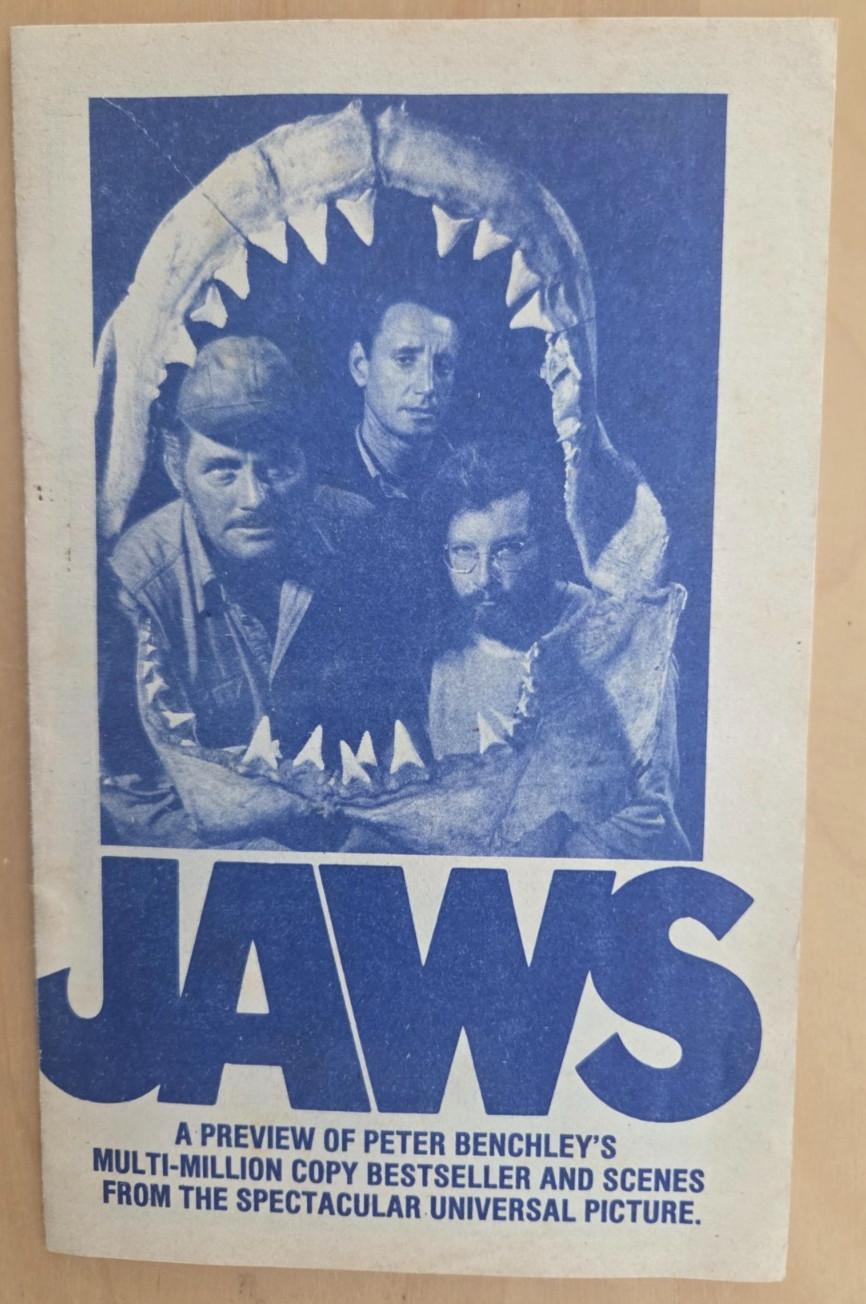 Jaws Rare 1974 Promo Pamphlet
