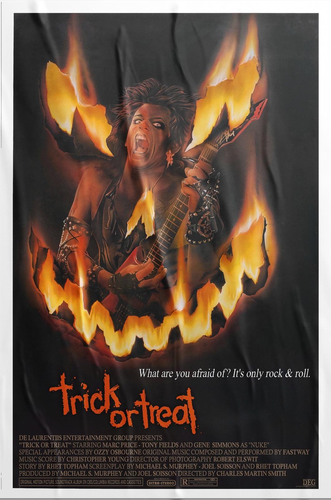 Trick or Treat 1986 Movie Poster